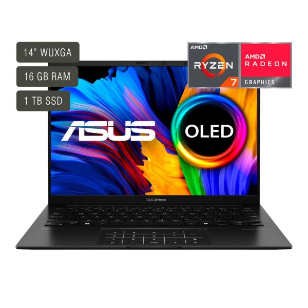 Imagen de Notebook Asus Zenbook 14'' Oled Ryzen 7 16gb 1tb Win11