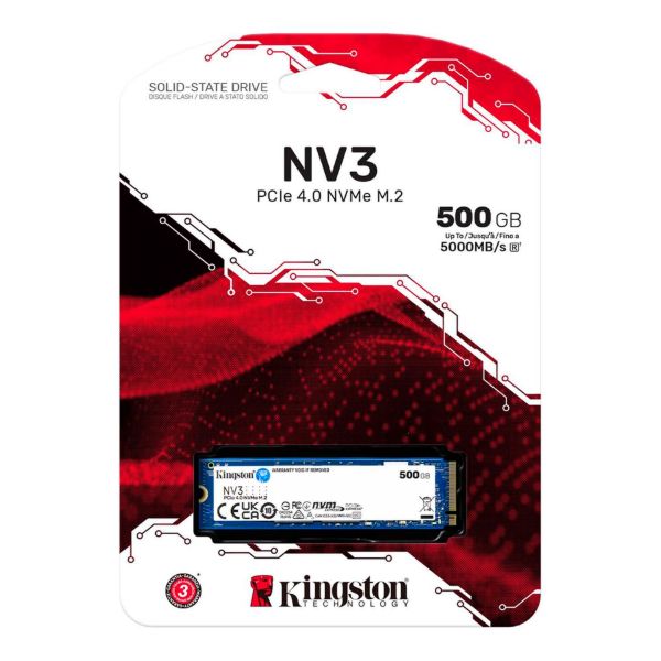 Imagen de Disco Sólido Kingston Nv3 500gb M.2 2280