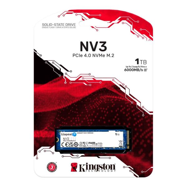 Imagen de Disco Sólido Kingston Nv3 1tb M.2 2280