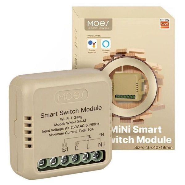 Imagen de Mini Interruptor Wifi 10a Tuya Smart