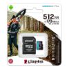 Imagen de Memoria Micro Sd Kingston 512gb 170mb/s 90mb/s