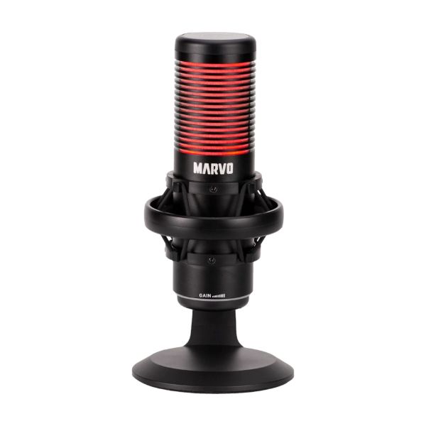 Imagen de Micrófono Gaming Marvo Mic-07 Omnidireccional Con Iluminación