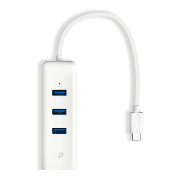 Imagen de Adaptador de Red Tp-Link Usb-C 3.0 a Gigabit + Usb 3.0