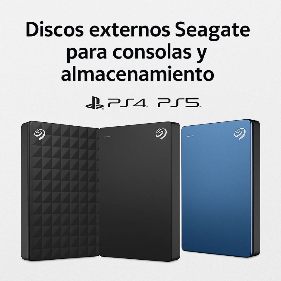 Discos Externos Seagate para PS5, PS4, Xbox y PC – Guía 2025 en Uruguay