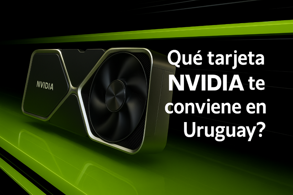 Top placas de video NVIDIA para gaming, diseño e inteligencia artificial en Uruguay (2025)