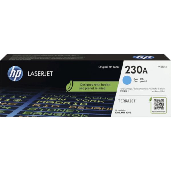 Imagen de HP 230A W2301A Cian Alto Rendimiento para LaserJet