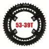 Imagen de Plato Para Cadena De Bicicleta Bucklos 53-39t 10/11/12V