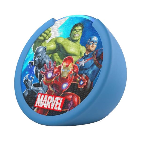Imagen de Parlante Amazon Echo Pop Kids Vengadores de Marvel Alexa