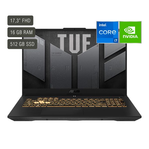 Imagen de Notebook Gamer Asus Tuf 17,3'' Core I7 16gb 512gb Win11 Rtx4060