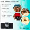 Imagen de Micro Sistema Philco Pss2000-bk 15w Estéreo BT FM CD MP3