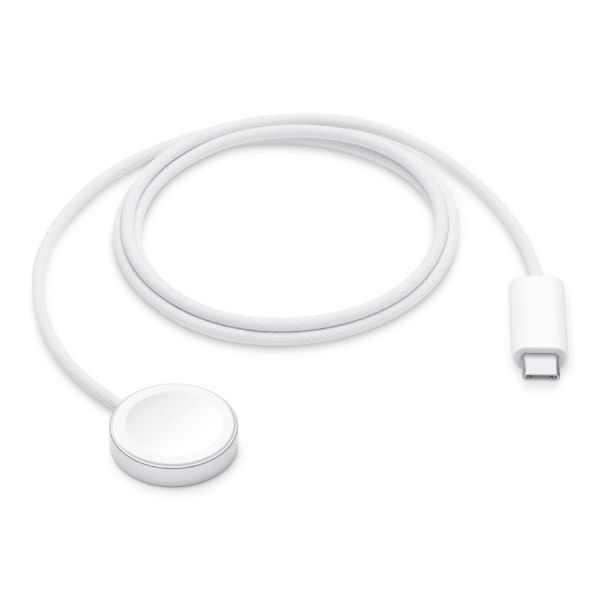 Imagen de Cargador Inalámbrico Para Apple Watch Cable Trenzado USB C 1m