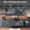 Imagen de Combo Mouse y Teclado Retroiluminado Bluetooth ProtoArc Km100-a