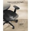 Imagen de Silla de Escritorio Ergonómica Ajustable 360°/130° ProtoArc Ec200