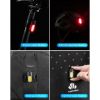 Imagen de Luz Trasera Para Bicicleta Rockbros Ip44 5 Modos Azul Rojo
