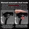 Imagen de Luz Trasera Inteligente Para Bicicleta Rockbros Ipx6 5 Modos
