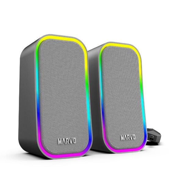 Imagen de Parlante Marvo Sg-285 Grey Rgb