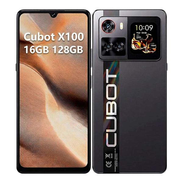 Imagen de Cubot X100 5G NFC con 16GB 128GB 6,88''+1,72'' Triple Cam 64mp