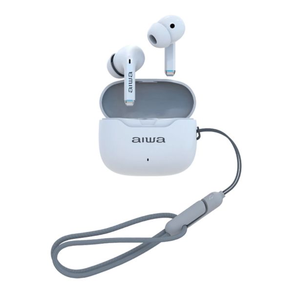 Imagen de Auriculares Inalámbricos Bt Aiwa Awtwsg50ancw Ipx4 Tws Llamadas