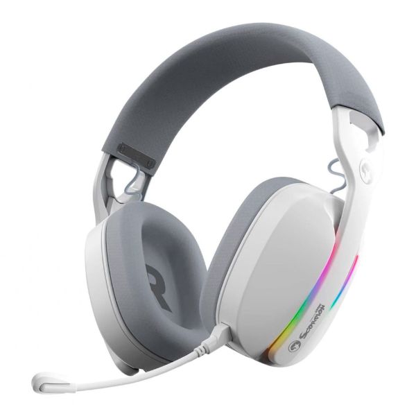 Imagen de Auriculares Gaming Cableados / Inalámbricos Marvo HG9086W RGB