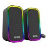 Imagen de Parlantes Gaming Usb Pc Marvo Sg-285 Con Iluminación Rgb 6w