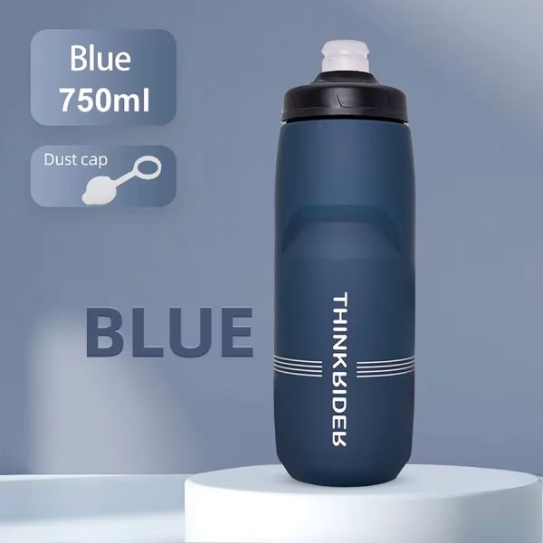 Imagen de Botella Para Ciclismo Thinkrider 750ml Antideslizante Tapa Con Bloqueo