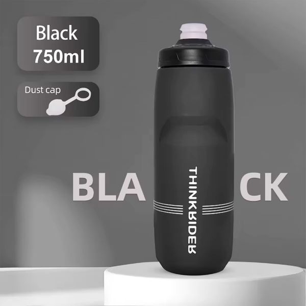 Imagen de Botella Para Ciclismo Thinkrider 750ml Antideslizante Tapa Con Bloqueo