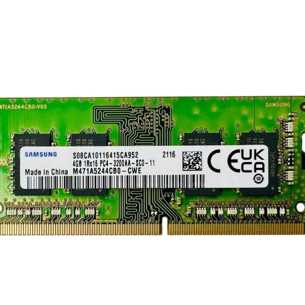 Imagen de Memoria Samsung 4GB 3200 Sodimm Notebook M471A5244CB0-CWE