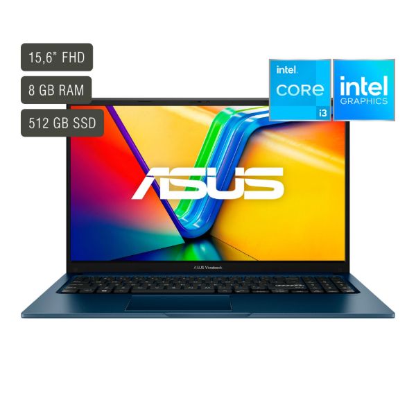 Imagen de Notebook Asus Vivobook 15 Intel i3 1315U 8GB 512GB