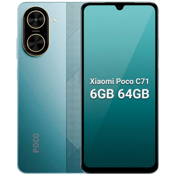 Imagen de Xiaomi Poco C71 6GB 64GB Cargador y Funda