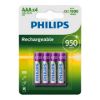 Imagen de Pila Philips R03b4a95/97 950mAh 1,2V Pack X4