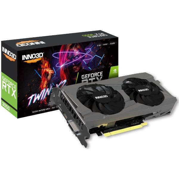 Imagen de Tarjeta Video GeForce RTX 3050 Twin X2 V2 6GB GDDR6 Inno3D