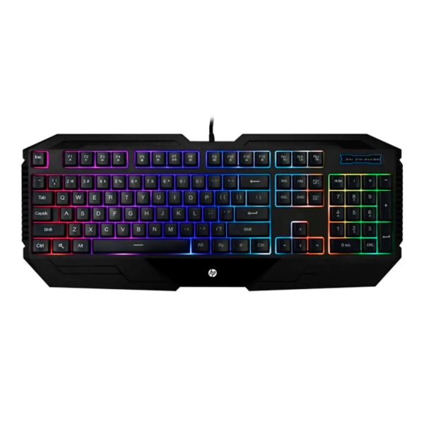 Imagen de Teclado Gaming Usb A HP K130 Español Membrana Rgb