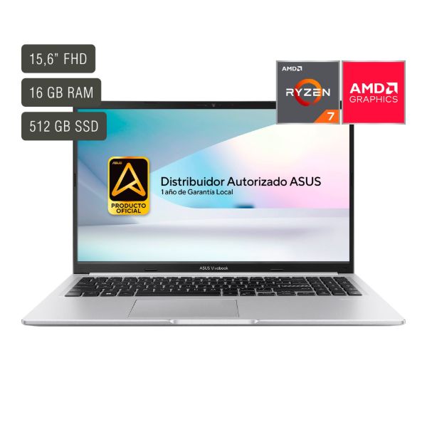 Imagen de Notebook Asus Vivobook 15,6'' Ryzen 7 16gb 512gb Win11