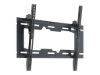 Imagen de Klip Xtreme KTM-352 - Abrazadera - perfil bajo - para pantalla plana curva - bloqueable - acero - negro - tamaño de pantalla: 37"-80" - se puede instalar en la pared