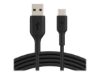 Imagen de Belkin BoostCharge - Cable USB - 24 pin USB-C (M) a USB (M) - 2 m - negro