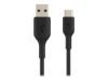 Imagen de Belkin BoostCharge - Cable USB - 24 pin USB-C (M) a USB (M) - 2 m - negro