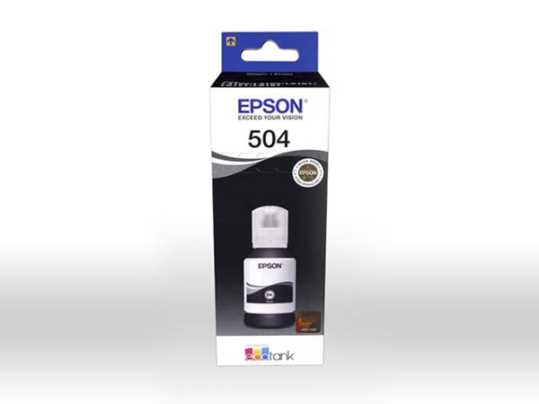 Imagen de Epson 504 - 127 ml - negro - original - recarga de tinta - para EcoTank L4150, L4160, L4260, L6161, L6171, L6191, L6270; EcoTank ITS L4150, L4160