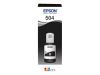 Imagen de Epson 504 - 127 ml - negro - original - recarga de tinta - para EcoTank L4150, L4160, L4260, L6161, L6171, L6191, L6270; EcoTank ITS L4150, L4160