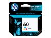 Imagen de HP 60 - 4 ml - color (cian, magenta, amarillo) - original - cartucho de tinta - para Deskjet F4210, F4213, F4230, F4235, F4250, F4273, F4274, F4275, F4283, F4288, F4292, F4293