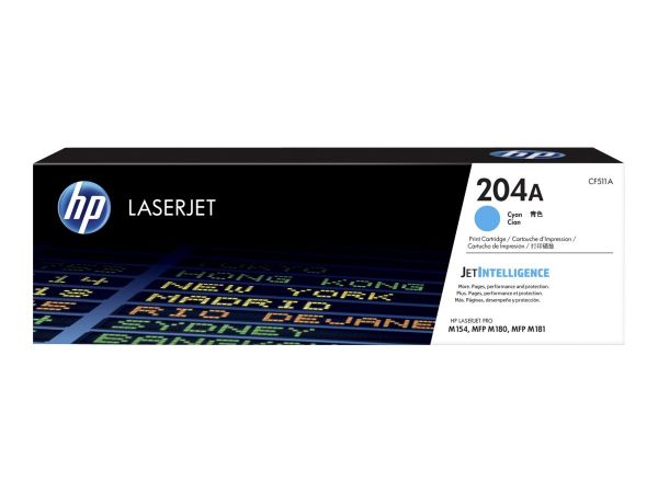 Imagen de HP 204A Tóner Original Cián LaserJet (CF511A)