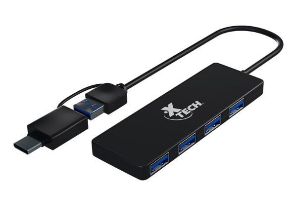 Imagen de Xtech - Hub - 4 puertos - USB 3.0 XTC-390