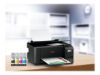 Imagen de Epson EcoTank L3210 - Impresora multifunción - color - chorro de tinta - rellenable - 216 x 297 mm (original) - 215.9 x 1200 mm (material) - hasta 7 ppm (copiando) - hasta 10 ppm (impresión) - 100 hojas - USB 2.0