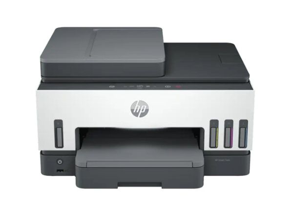 Imagen de HP Smart Tank 790 All-in-One - Impresora multifunción - color - chorro de tinta - rellenable - Letter A (216 x 279 mm)/A4 (210 x 297 mm) (original) - A4/Legal (material) - hasta 13 ppm (copiando) - hasta 15 ppm (impresión) - 250 hojas - 33.6 Kbps - USB 2.0, Bluetooth, Wi-Fi(ac), LAN, host USB