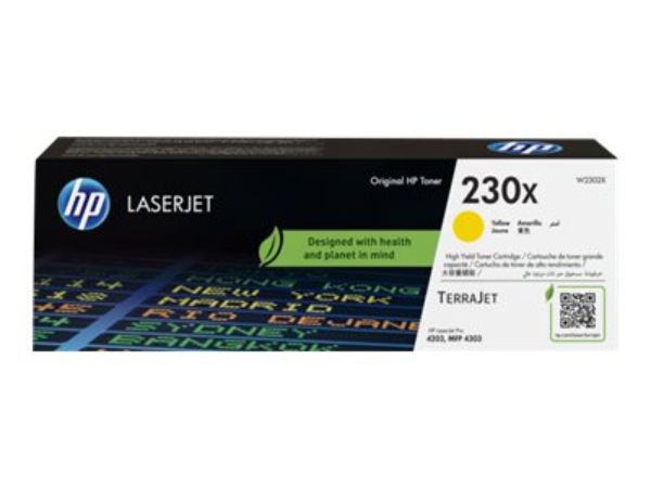 Imagen de HP 230X Yellow Original LaserJet Toner Cartridge (W2302X)
