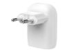 Imagen de Belkin - Adaptador de corriente - tecnología PPS - 30 vatios - 3 A - Fast Charge, PD 3.0 (24 pin USB-C) - blanco