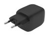 Imagen de Belkin - Adaptador de corriente - tecnología PPS y GaN - 45 vatios - 3 A - Fast Charge, PD 3.0 - 2 conectores de salida (2 USB-C) - negro