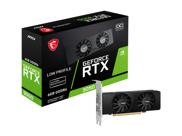 Imagen de Tarjeta de Video MSI GeForce RTX 3050 LP 6G OC GDDR6 SDRAM DisplayPort / HDMI