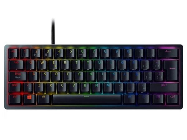 Imagen de Razer Huntsman Mini 60 % Teclado Óptico RGB – RZ03‑03392900‑R311, Clicky/Lineal, USB‑C