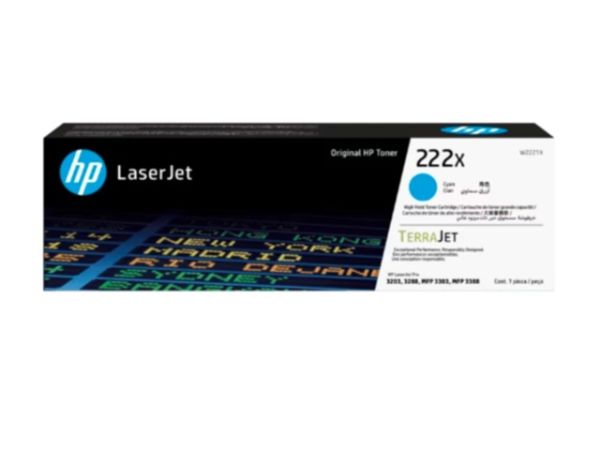 Imagen de HP 222X Toner Cian Original W2221X