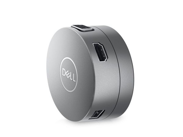 Imagen de Dell DA310 - USB-C Multi Adapter with Power Pass through - DisplayPort / HDMI / VGA / USB / RJ-45